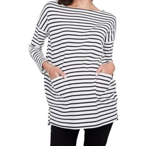 Hatch The Maternity Bateau Top Size Small